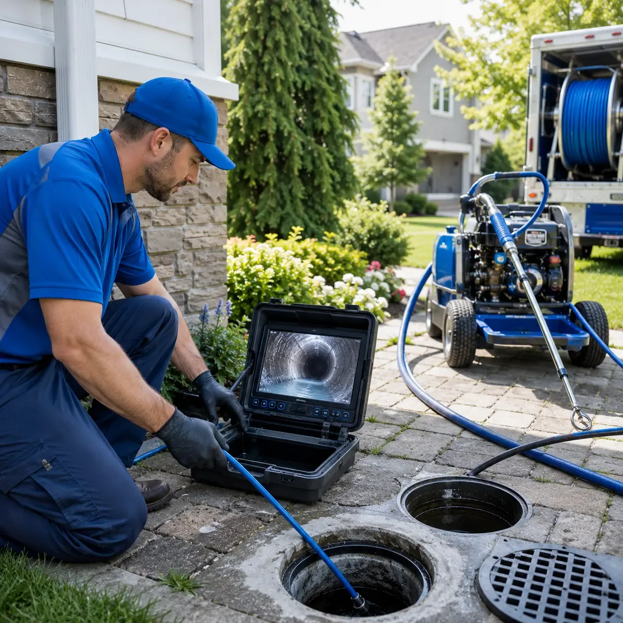 Outdoor drain cleaning professionals serving Ono, PA