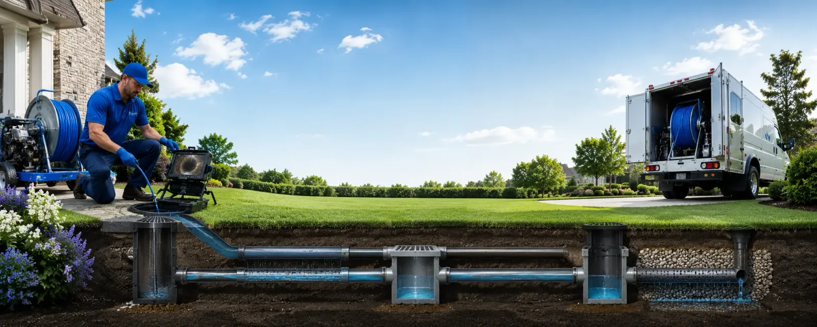 Outdoor drain cleaning information for Ono, PA